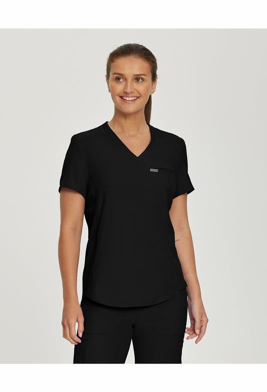 Landau Forward Ladies V-Neck 1 Pocket Tunic Top