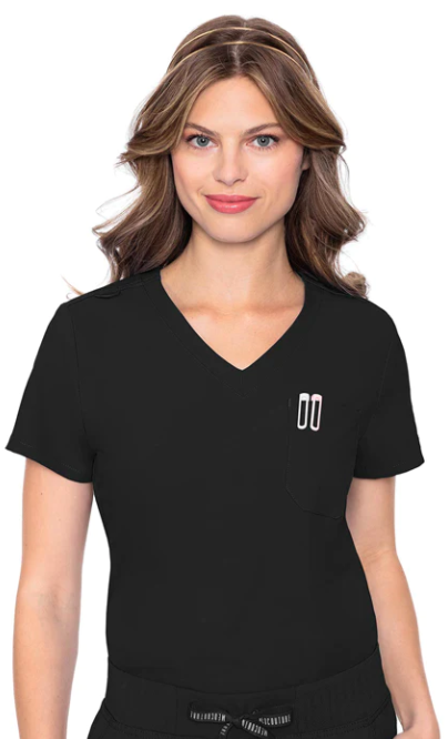 Med Couture Women's 1 Pocket Tuck-In Top