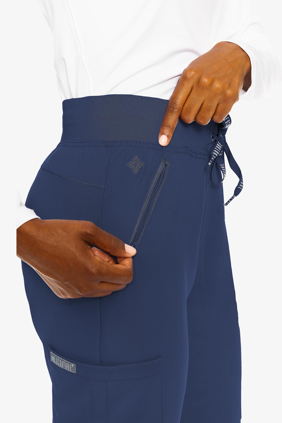 Med Couture Women's Insight Zipper Pocket Pant
