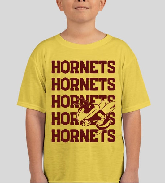 (MUST PURCHASE IN STORE) Grand Lake Hornets Spirit Shirt Adult $18 - Youth $15