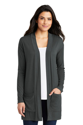 Port Authority Ladies Concept Long Pocket Cardigan (LK5434)