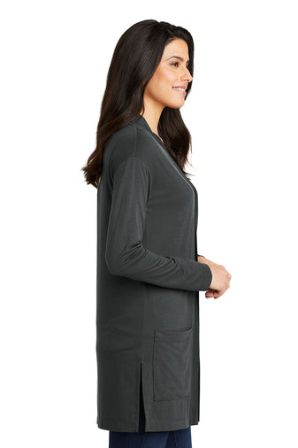 Port Authority Ladies Concept Long Pocket Cardigan (LK5434)