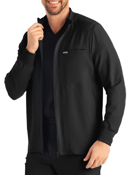 Landau Men's Scrub Jacket Warmup