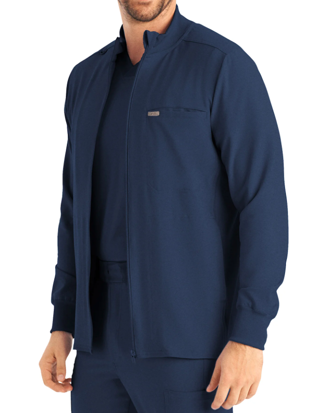 Landau Men's Scrub Jacket Warmup