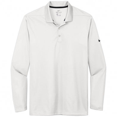 Nike Mens Dri-FIT Micro Pique  Long Sleeve Polo (NKDC2104)