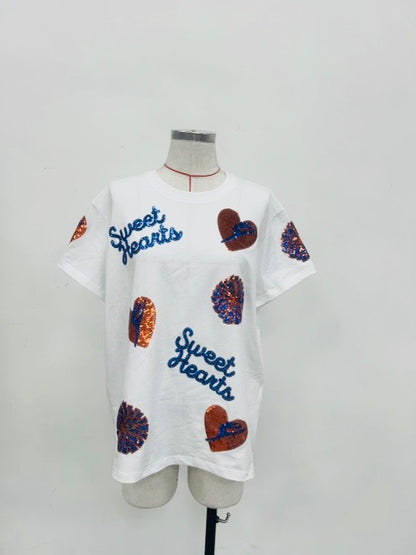 Saints SweetHearts Glitter Shirt PRE-ORDER